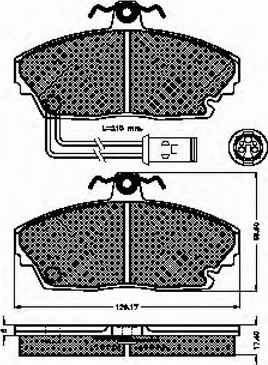 Spidan 31130 - Komplet Pločica, disk-kočnica www.molydon.hr