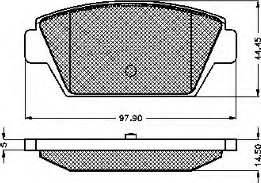 Spidan 31174 - Komplet Pločica, disk-kočnica www.molydon.hr