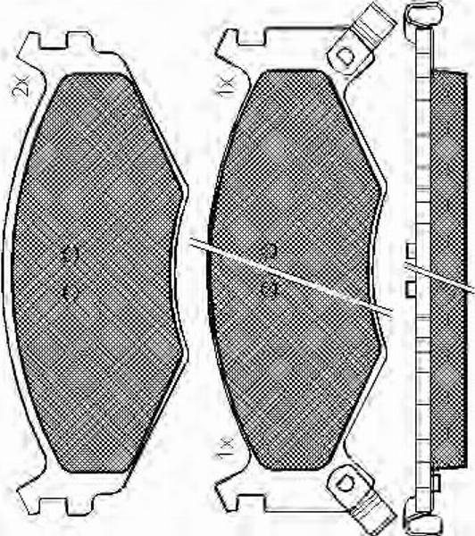 Spidan 31850 - Komplet Pločica, disk-kočnica www.molydon.hr