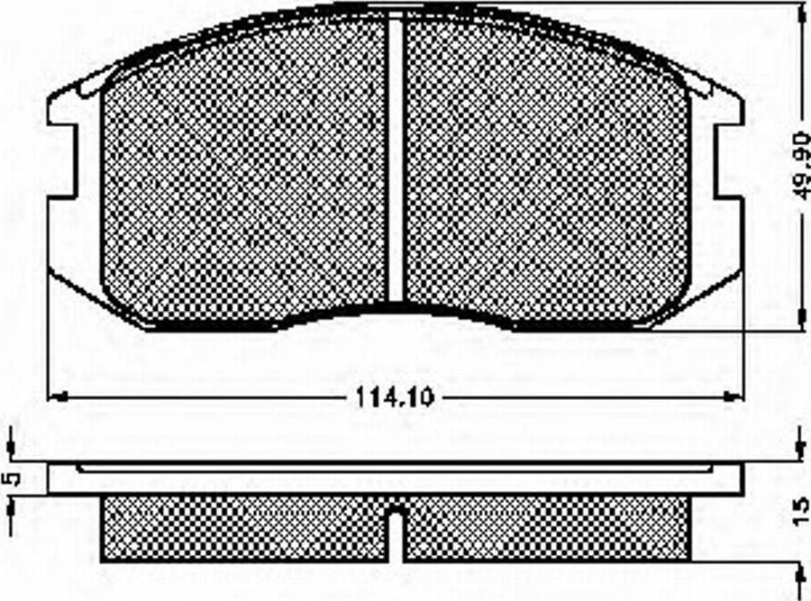 Spidan 31819 - Komplet Pločica, disk-kočnica www.molydon.hr