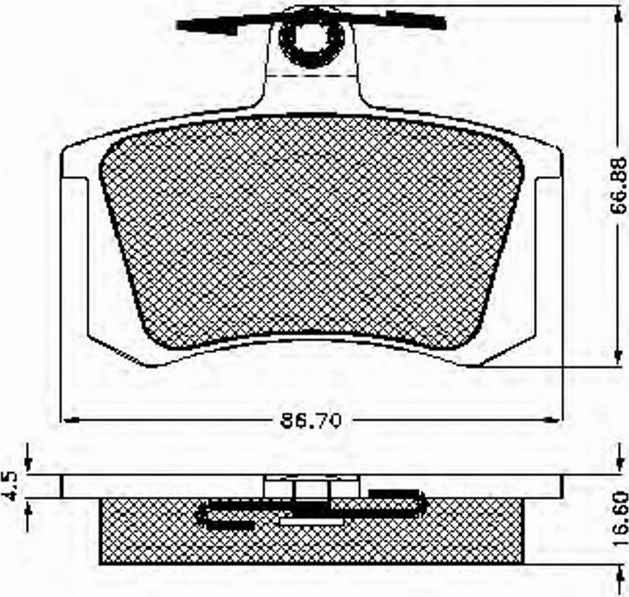 Spidan 31810 - Komplet Pločica, disk-kočnica www.molydon.hr