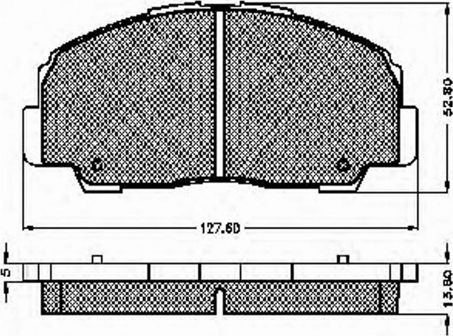 Spidan 31833 - Komplet Pločica, disk-kočnica www.molydon.hr