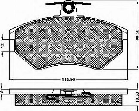 Spidan 31837 - Komplet Pločica, disk-kočnica www.molydon.hr