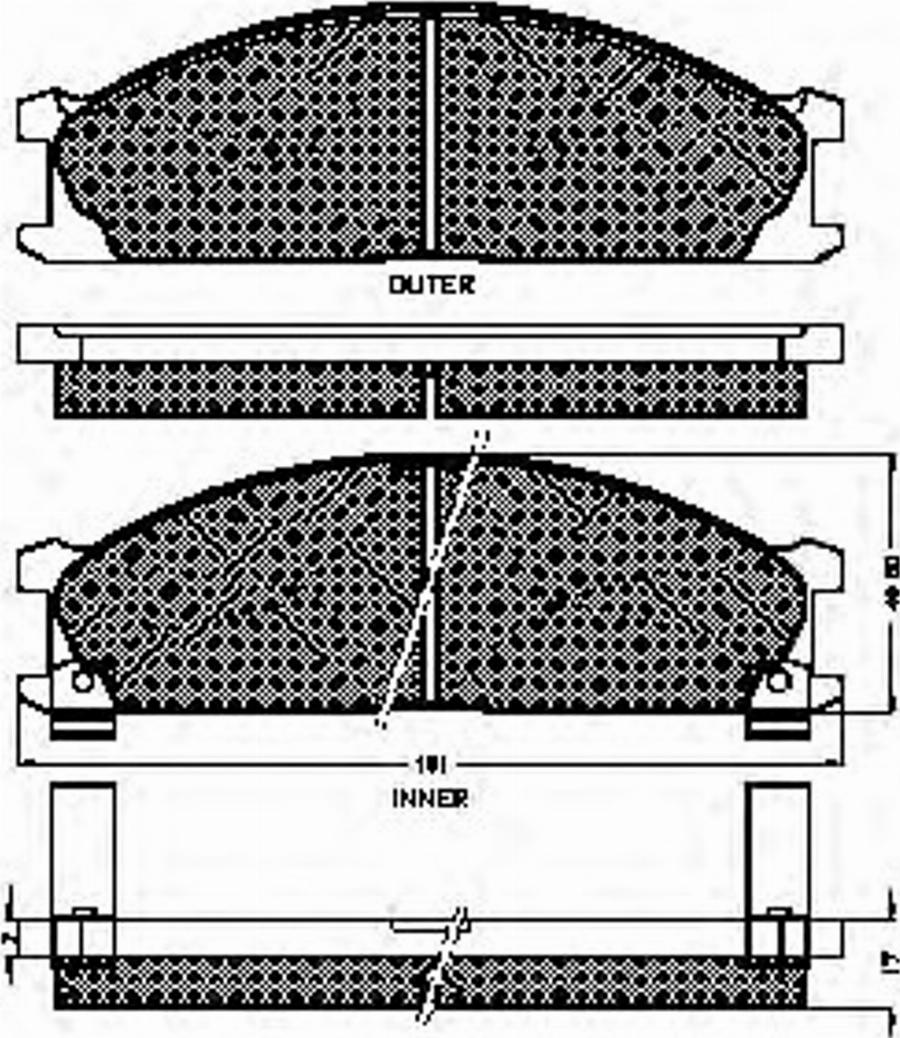 Spidan 31349 - Komplet Pločica, disk-kočnica www.molydon.hr