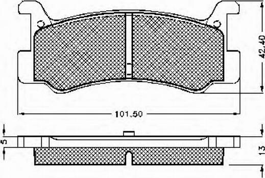 Spidan 31291 - Komplet Pločica, disk-kočnica www.molydon.hr