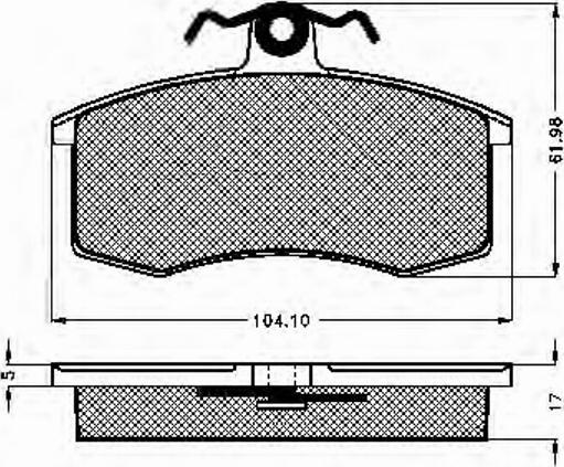 Spidan 31258 - Komplet Pločica, disk-kočnica www.molydon.hr