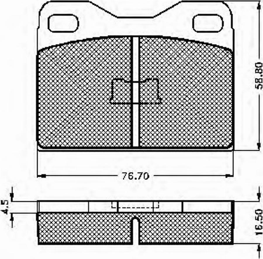 Spidan 31745 - Komplet Pločica, disk-kočnica www.molydon.hr