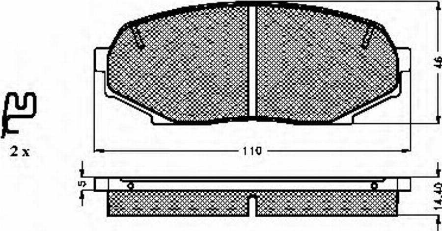 Spidan 31759 - Komplet Pločica, disk-kočnica www.molydon.hr