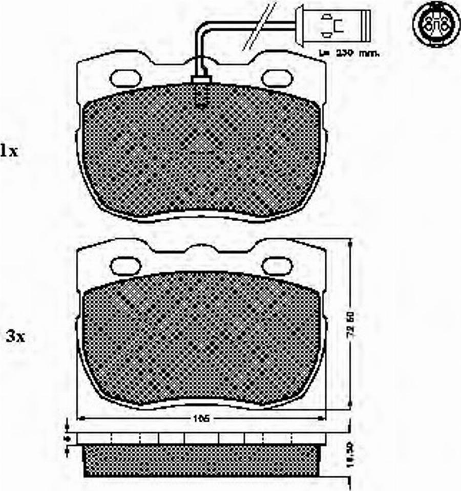 Spidan 31754 - Komplet Pločica, disk-kočnica www.molydon.hr