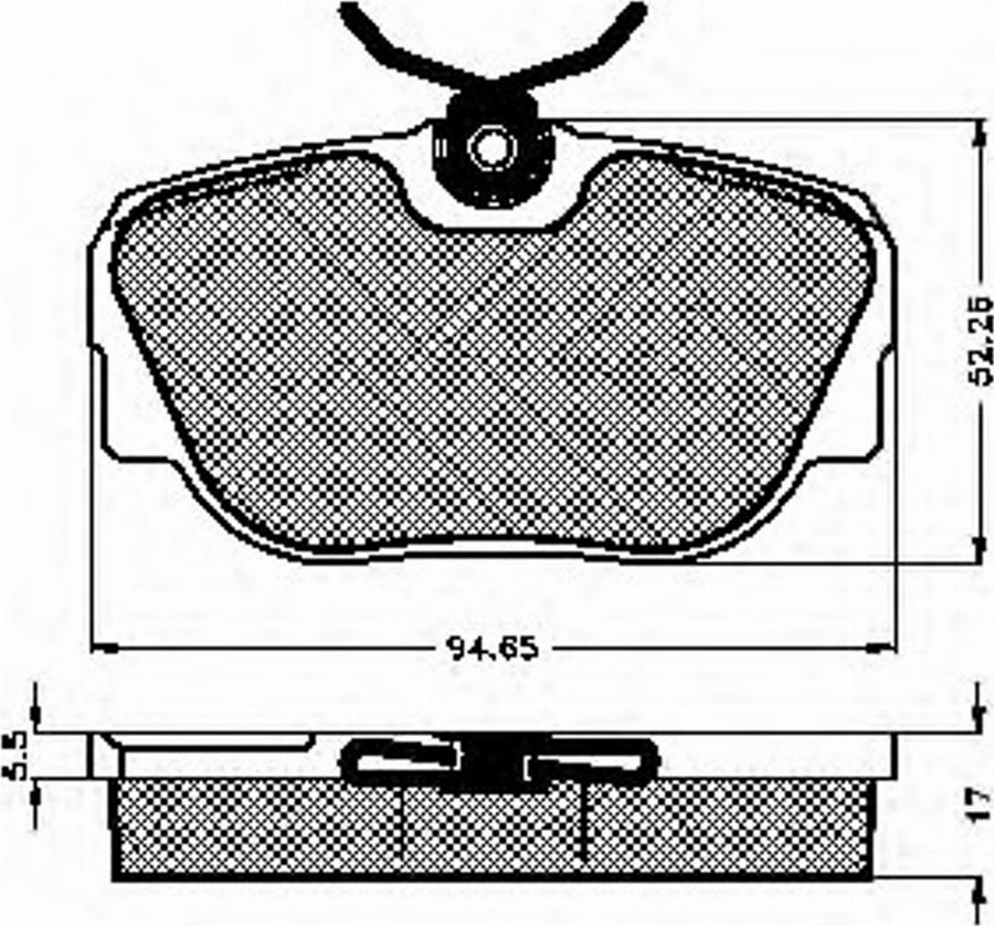 Spidan 31717 - Komplet Pločica, disk-kočnica www.molydon.hr