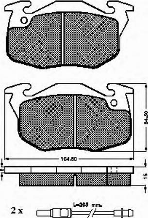 Spidan 31787 - Komplet Pločica, disk-kočnica www.molydon.hr