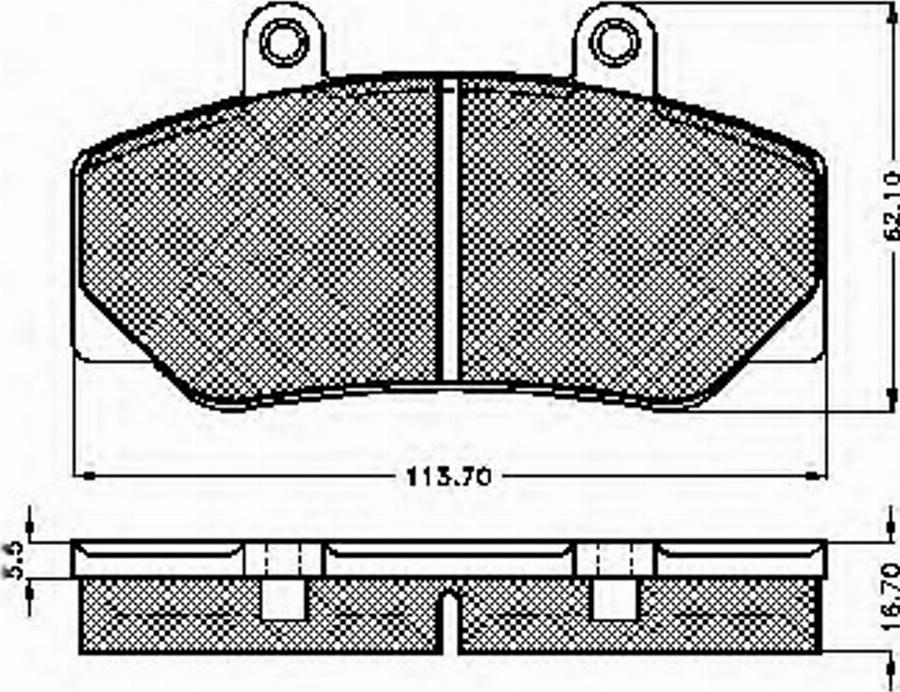 Spidan 31720 - Komplet Pločica, disk-kočnica www.molydon.hr