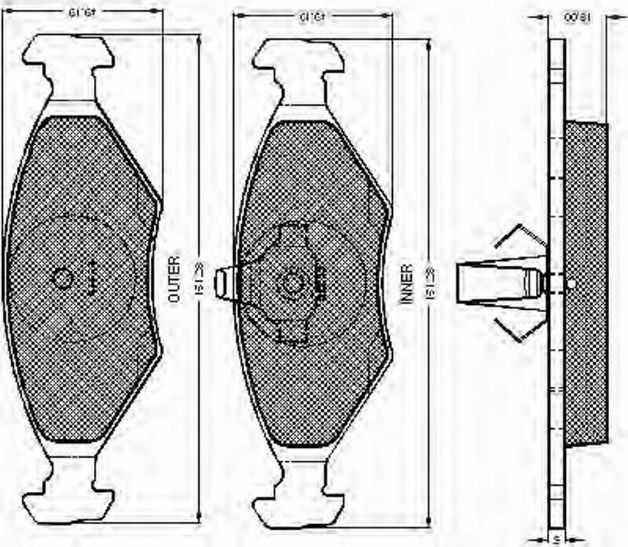 Spidan 32906 - Komplet Pločica, disk-kočnica www.molydon.hr