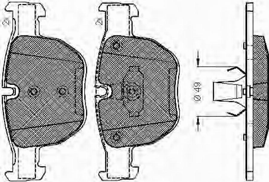 Spidan 32907 - Komplet Pločica, disk-kočnica www.molydon.hr