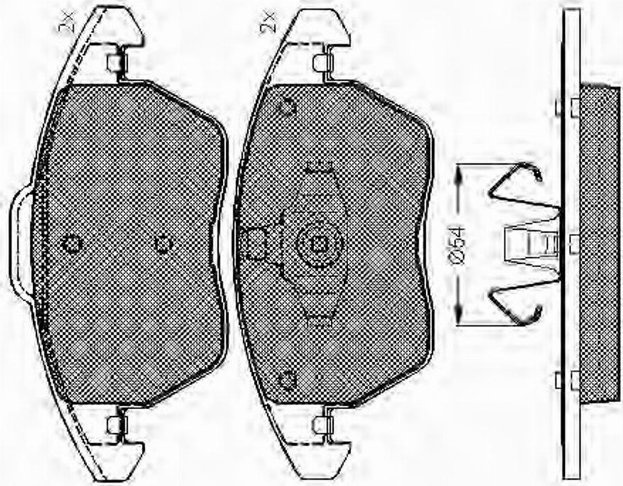 Spidan 32913 - Komplet Pločica, disk-kočnica www.molydon.hr