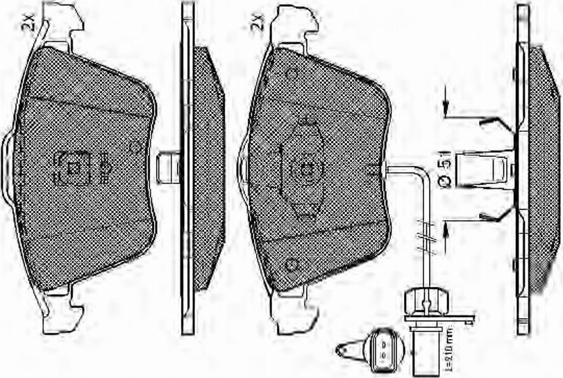 Spidan 32454 - Komplet Pločica, disk-kočnica www.molydon.hr