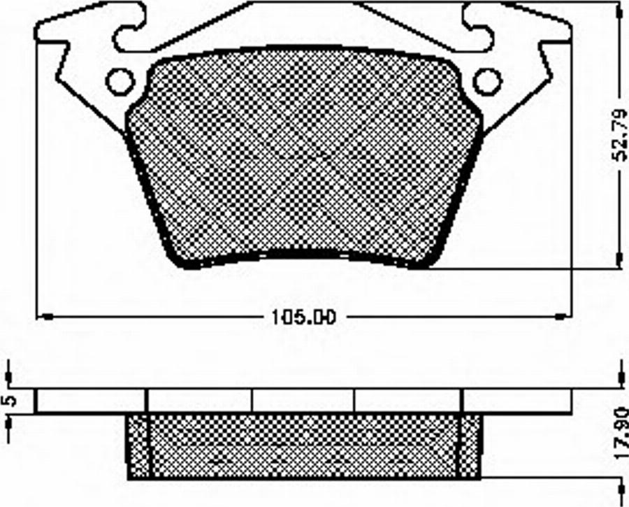 Spidan 32412 - Komplet Pločica, disk-kočnica www.molydon.hr