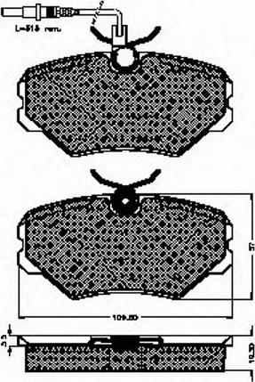 Spidan 32590 - Komplet Pločica, disk-kočnica www.molydon.hr