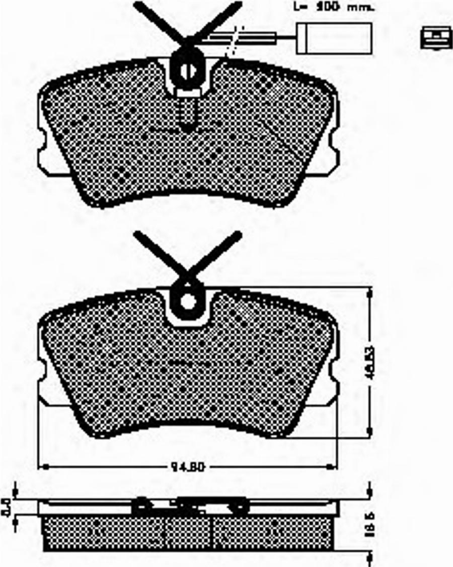 Spidan 32542 - Komplet Pločica, disk-kočnica www.molydon.hr