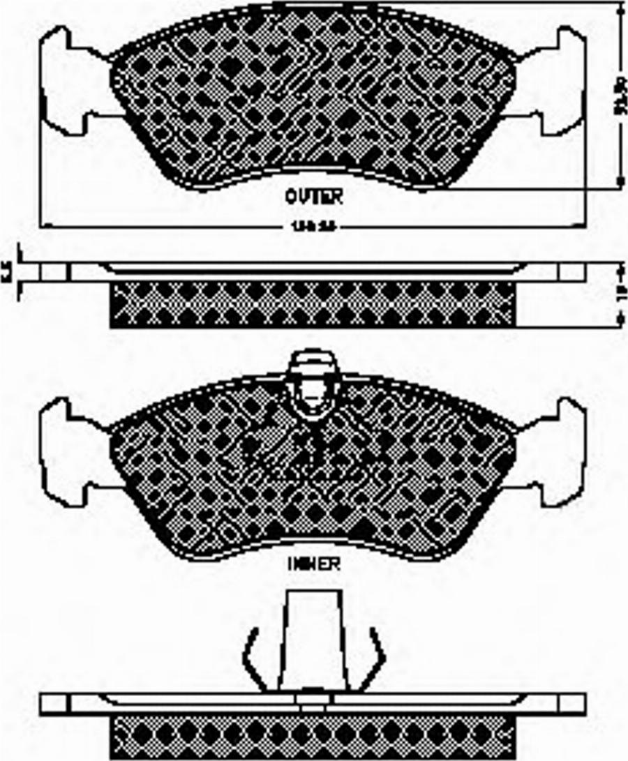 Spidan 32553 - Komplet Pločica, disk-kočnica www.molydon.hr