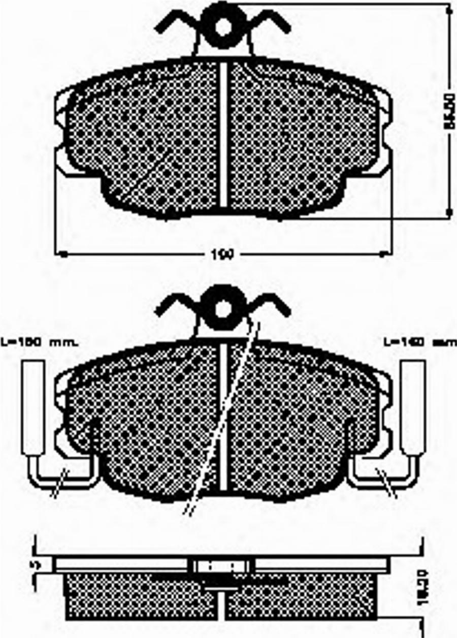 Spidan 32569 - Komplet Pločica, disk-kočnica www.molydon.hr