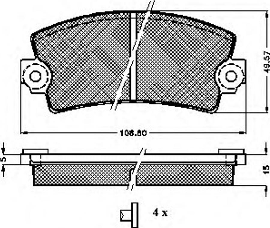 Spidan 32580 - Komplet Pločica, disk-kočnica www.molydon.hr