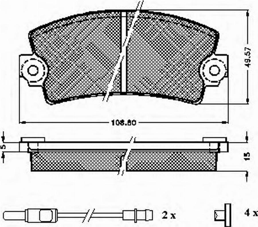 Spidan 32581 - Komplet Pločica, disk-kočnica www.molydon.hr