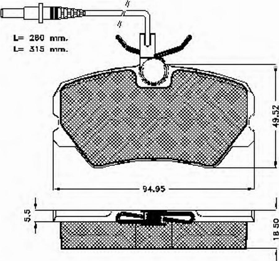 Spidan 32579 - Komplet Pločica, disk-kočnica www.molydon.hr