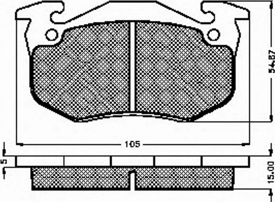 Spidan 32573 - Komplet Pločica, disk-kočnica www.molydon.hr