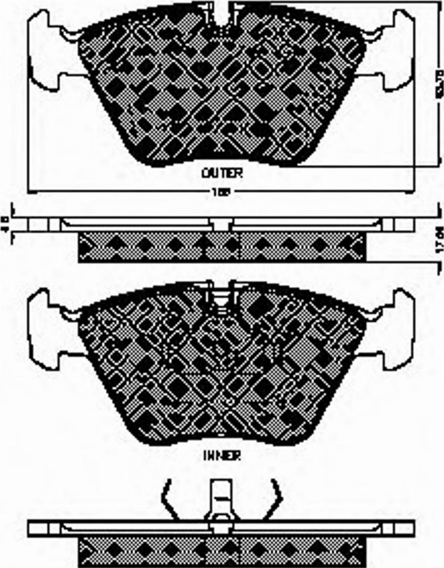 Spidan 32649 - Komplet Pločica, disk-kočnica www.molydon.hr