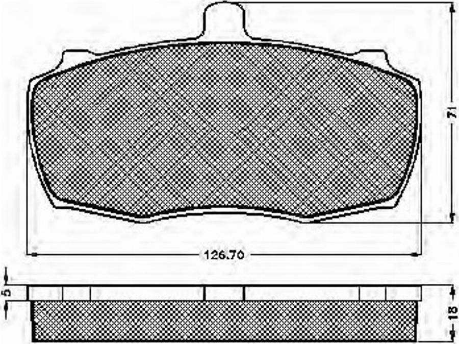 Spidan 32658 - Komplet Pločica, disk-kočnica www.molydon.hr