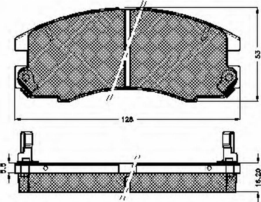 Spidan 32669 - Komplet Pločica, disk-kočnica www.molydon.hr