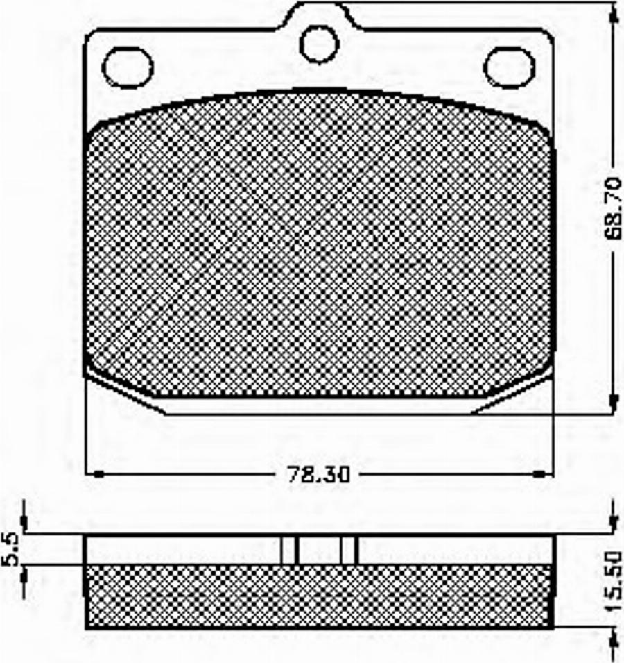 Spidan 32664 - Komplet Pločica, disk-kočnica www.molydon.hr