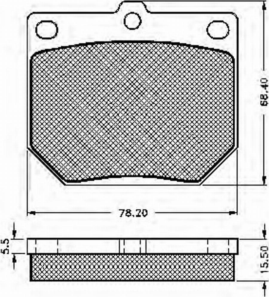 Spidan 32665 - Komplet Pločica, disk-kočnica www.molydon.hr