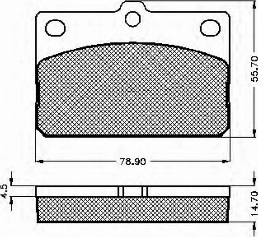 Spidan 32663 - Komplet Pločica, disk-kočnica www.molydon.hr