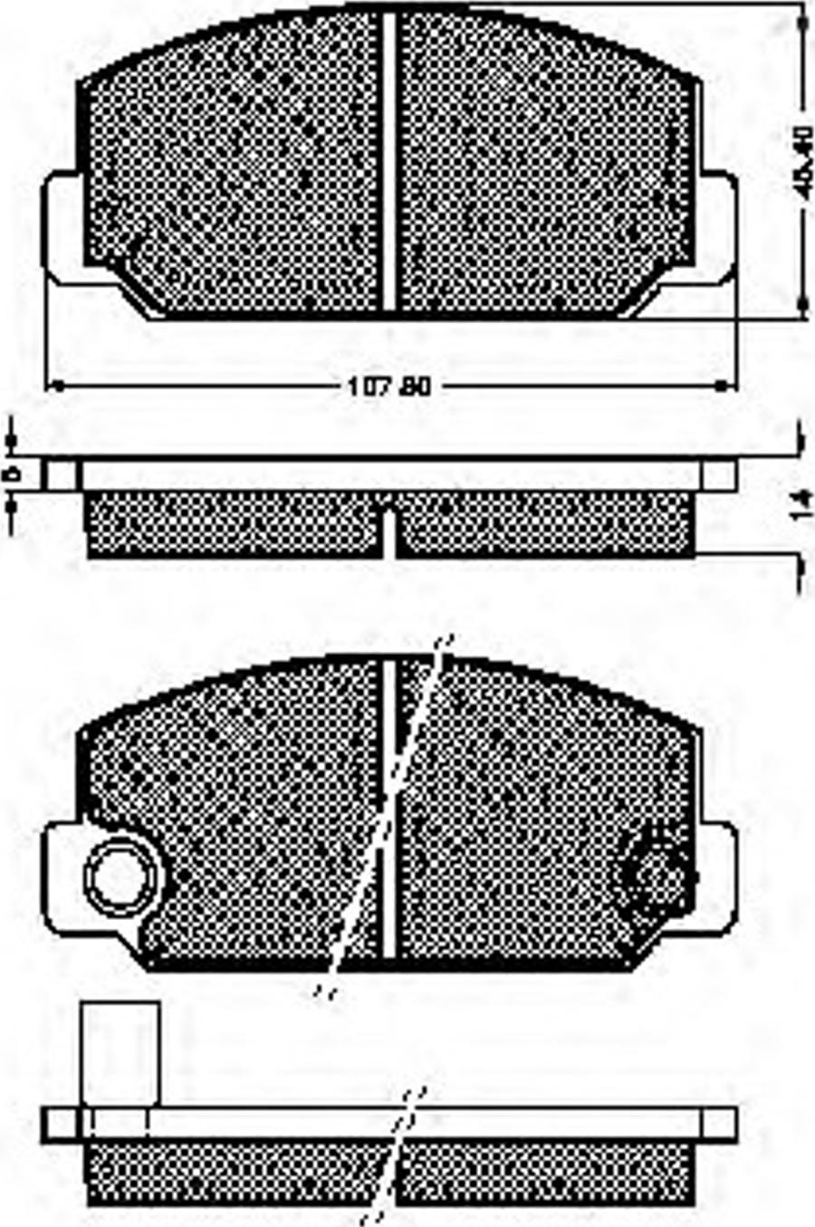 Spidan 32601 - Komplet Pločica, disk-kočnica www.molydon.hr