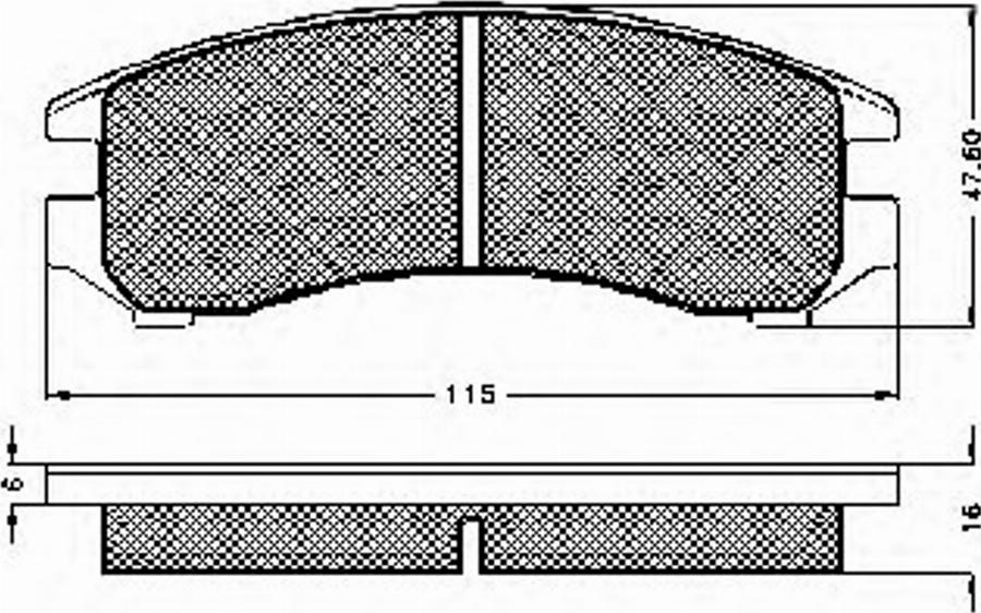 Spidan 32686 - Komplet Pločica, disk-kočnica www.molydon.hr