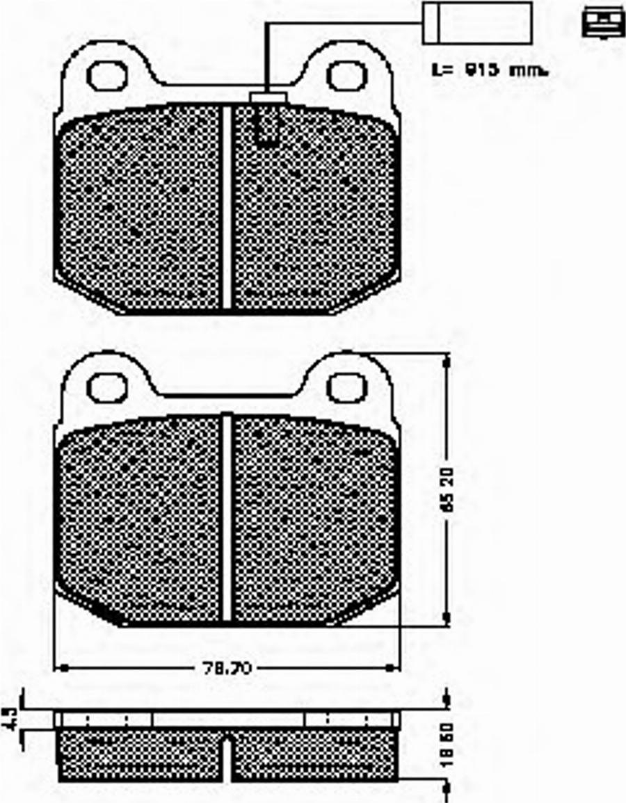 Spidan 32625 - Komplet Pločica, disk-kočnica www.molydon.hr