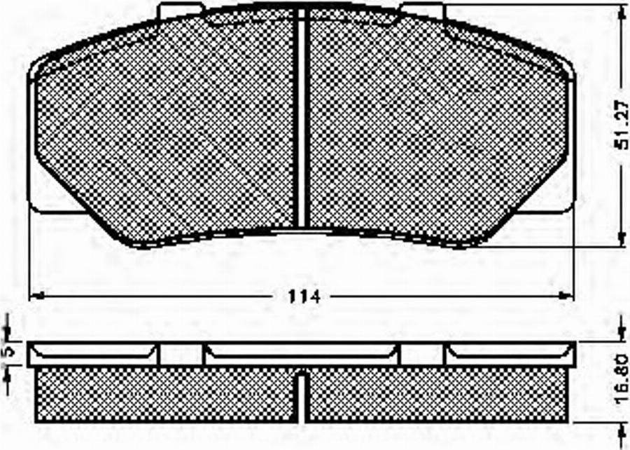 Spidan 32621 - Komplet Pločica, disk-kočnica www.molydon.hr