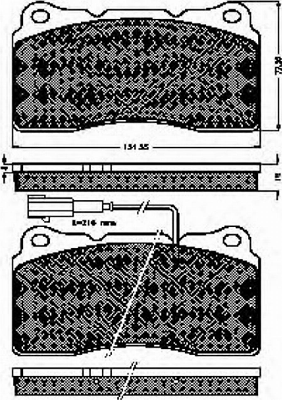 Spidan 32679 - Komplet Pločica, disk-kočnica www.molydon.hr