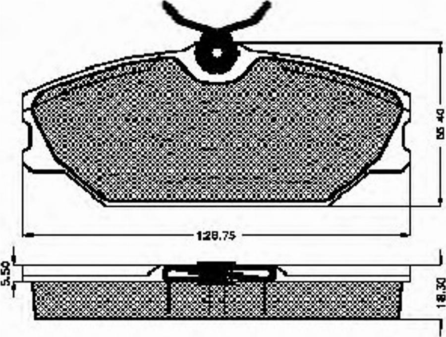 Spidan 32674 - Komplet Pločica, disk-kočnica www.molydon.hr