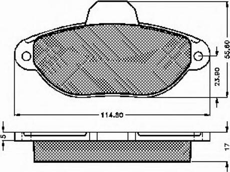 Spidan 32676 - Komplet Pločica, disk-kočnica www.molydon.hr