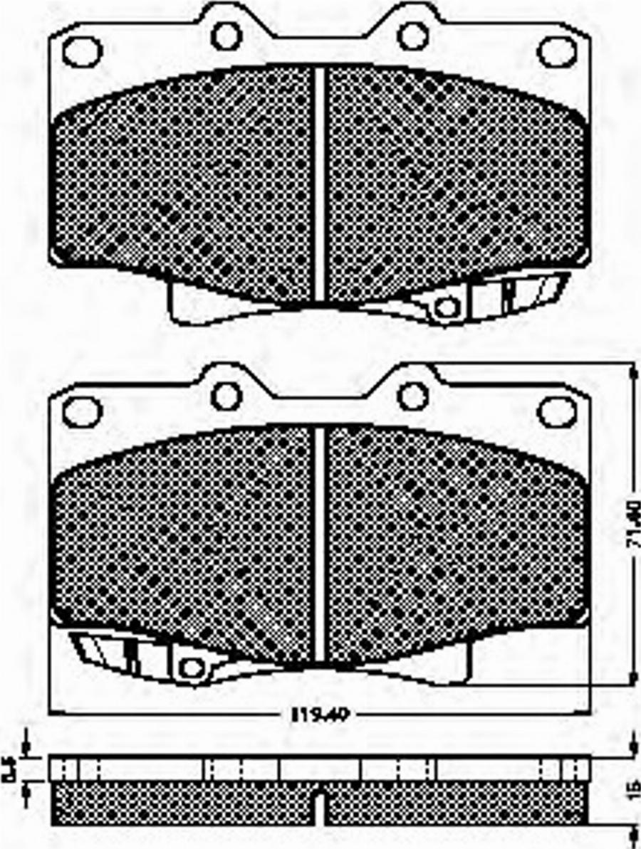 Spidan 32065 - Komplet Pločica, disk-kočnica www.molydon.hr