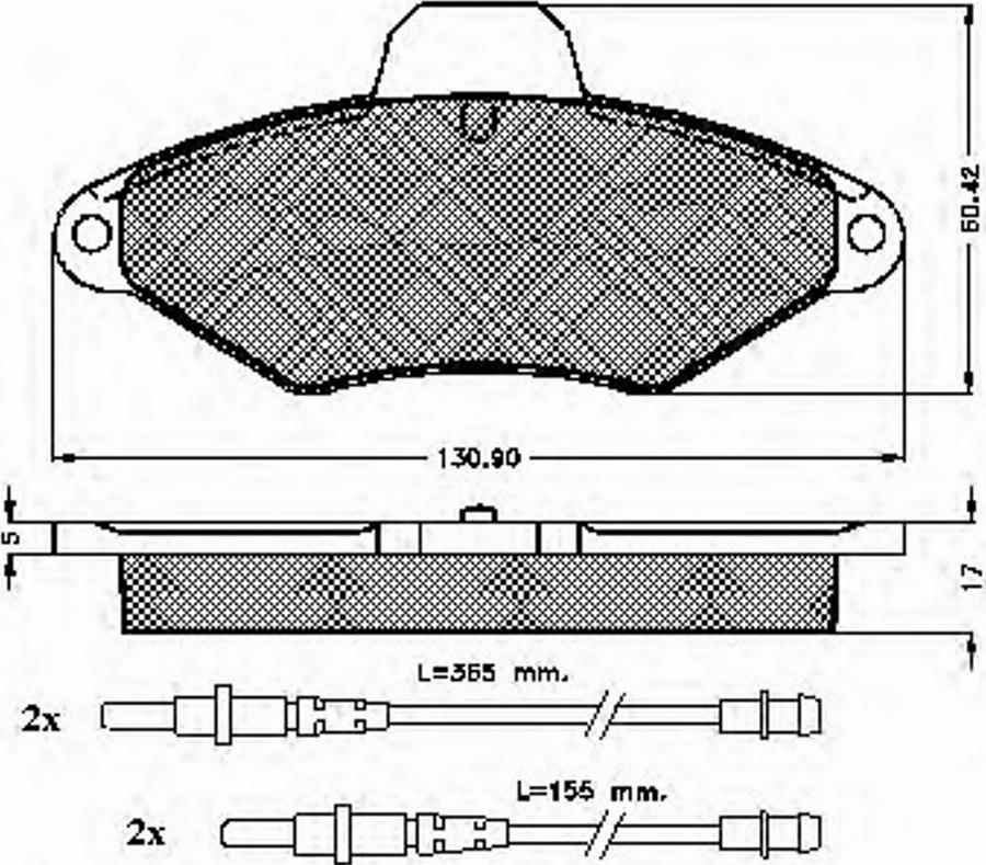 Spidan 32000 - Komplet Pločica, disk-kočnica www.molydon.hr