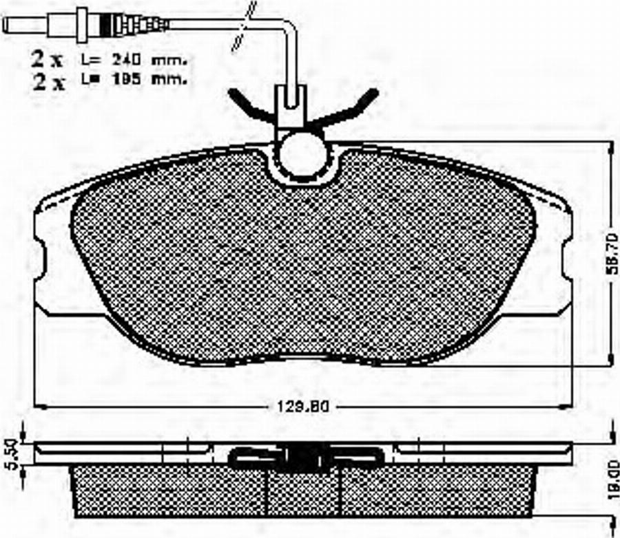 Spidan 32149 - Komplet Pločica, disk-kočnica www.molydon.hr