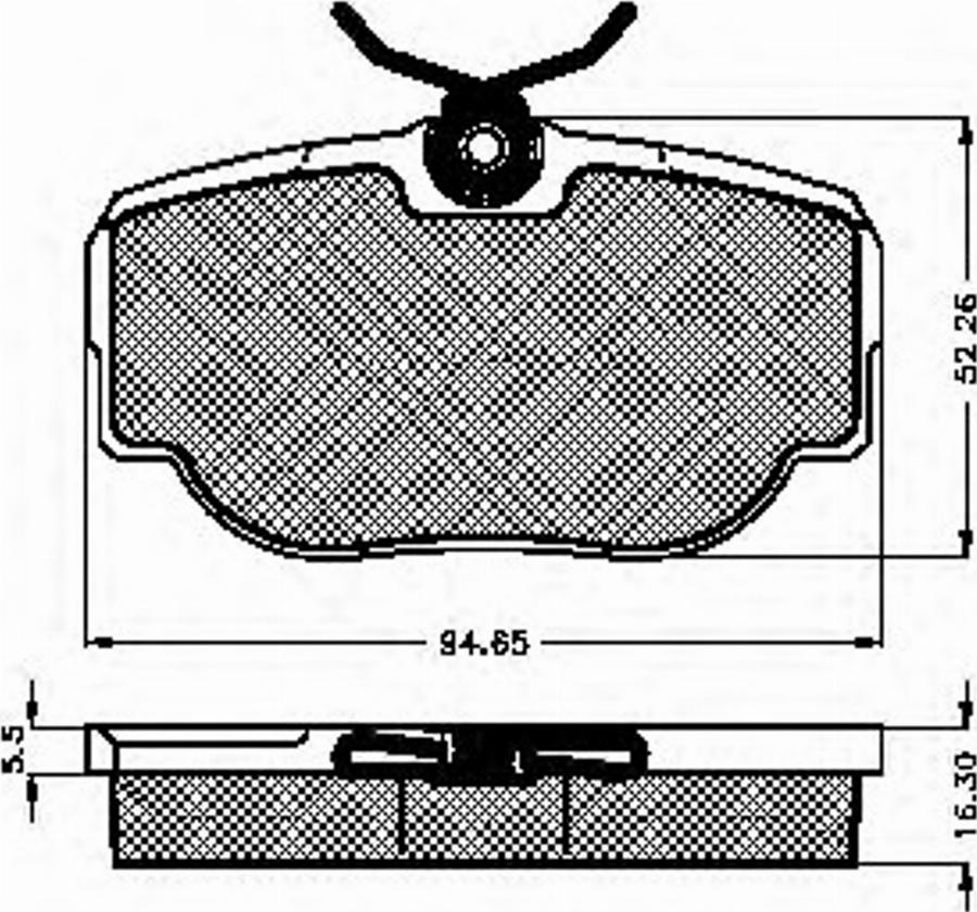 Spidan 32153 - Komplet Pločica, disk-kočnica www.molydon.hr