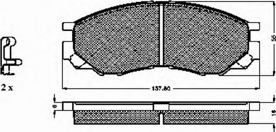 Spidan 32165 - Komplet Pločica, disk-kočnica www.molydon.hr