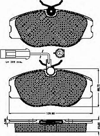 Spidan 32162 - Komplet Pločica, disk-kočnica www.molydon.hr