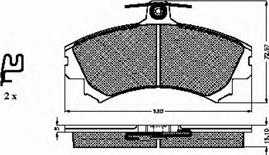 Spidan 32185 - Komplet Pločica, disk-kočnica www.molydon.hr