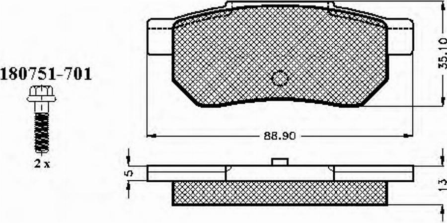 Spidan 32131 - Komplet Pločica, disk-kočnica www.molydon.hr